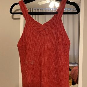 Madewell Stockton V Neck Sweater Tank